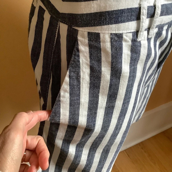 SANCTUARY Striped Boxer Cotton Bermuda Shorts - Picture 5 of 13